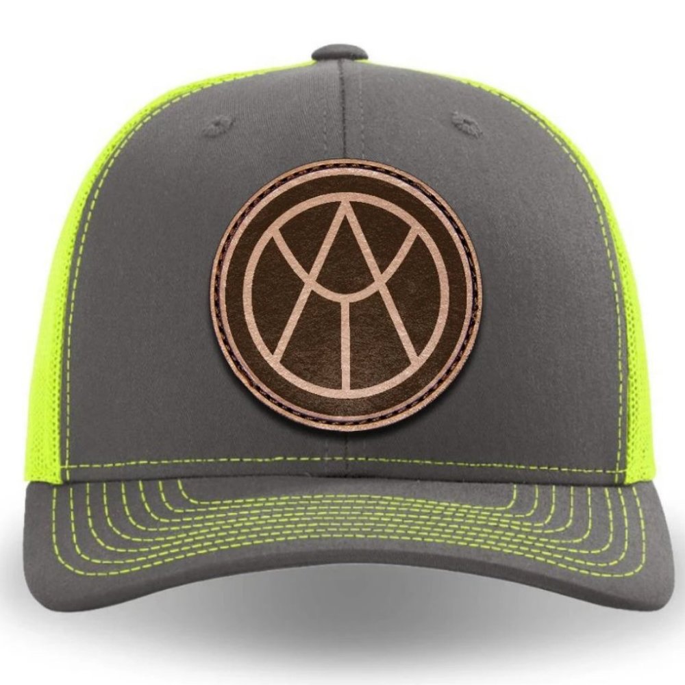 Leather Patch Trucker Cap (New)